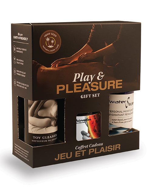 Earthly Body Play & Pleasure Gift Set - Asst. Watermelon | Shop Lowest Prices at Funlove.com