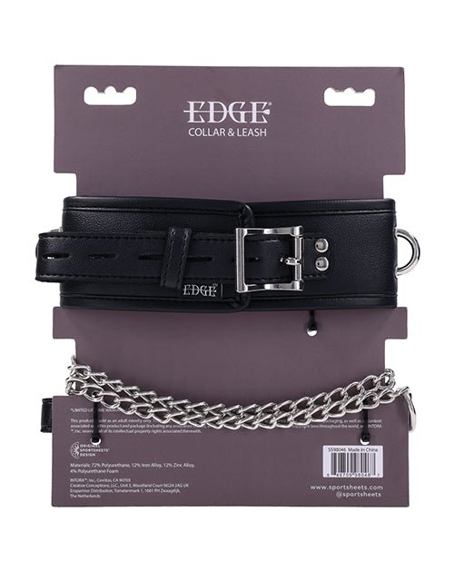 Edge Collar & Leash - Black | Shop Lowest Prices at Funlove.com