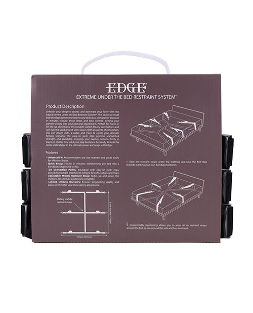 Edge Extreme Under the Bed Restraint System - Black | Shop Lowest Prices at Funlove.com