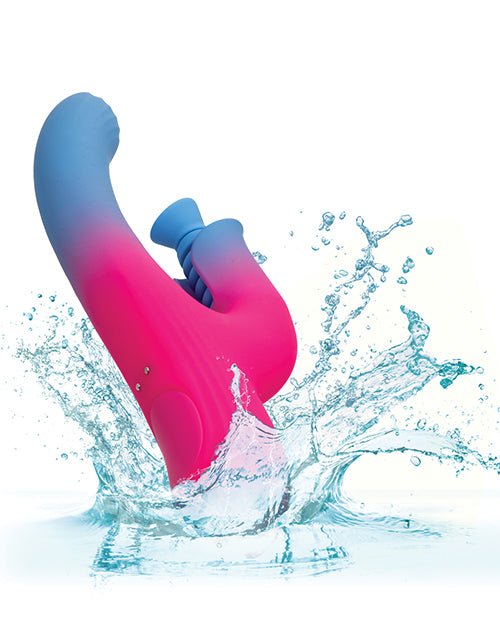 Elation Dual Stimulator w/Suction - Blue/Pink | Shop Lowest Prices at Funlove.com
