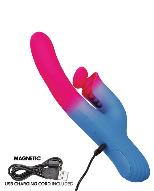 Elation Thrusting Dual Stimulator - Blue/Pink | Shop Lowest Prices at Funlove.com