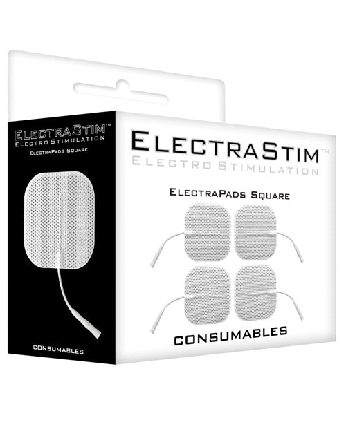 Electrastim Accessory - Square Self Adhesive Pads (pack Of 4) | Shop Lowest Prices at Funlove.com