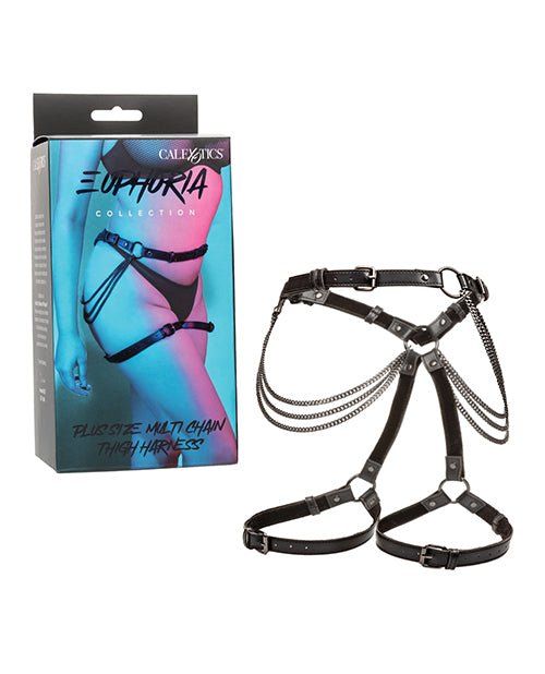Euphoria Collection Plus Size Multi Chain Thigh Harness | Shop Lowest Prices at Funlove.com