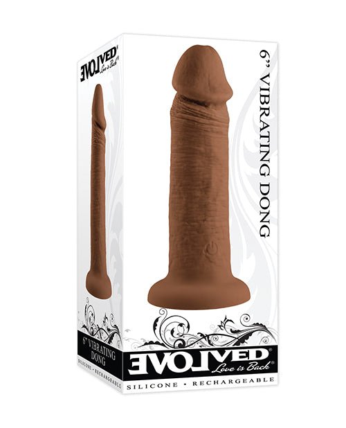 Evolved 6" Vibrating Dong | Shop Lowest Prices at Funlove.com