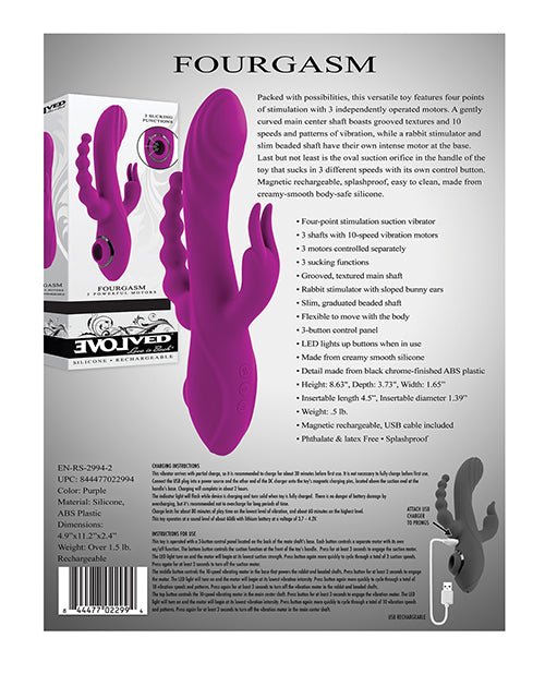 Evolved Fourgasm - Purple | Shop Lowest Prices at Funlove.com