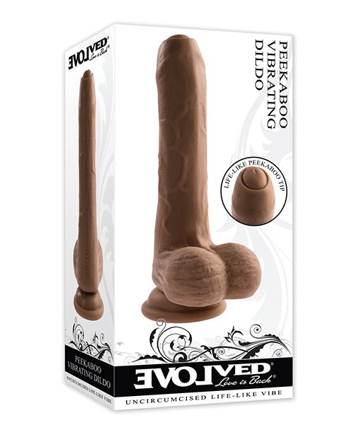 Evolved Peek A Boo Vibrating Dildo | Shop Lowest Prices at Funlove.com