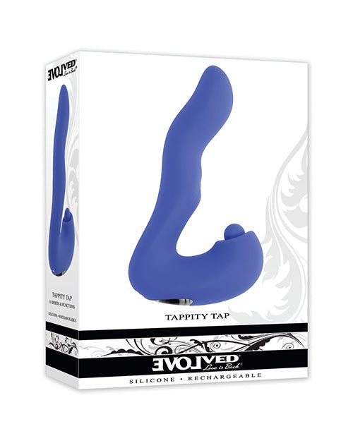 Evolved Tappity Tap Vibrator - Blue | Shop Lowest Prices at Funlove.com