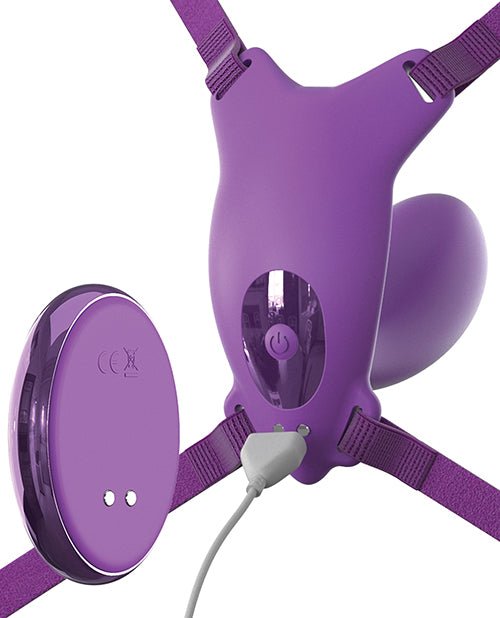 Fantasy For Her Ultimate G - spot Butterfly Strap On - Purple | Shop Lowest Prices at Funlove.com