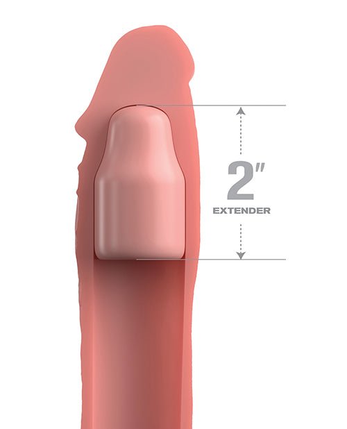 Fantasy X - tensions Elite 8" Sleeve w/2" Plug - Light | Shop Lowest Prices at Funlove.com