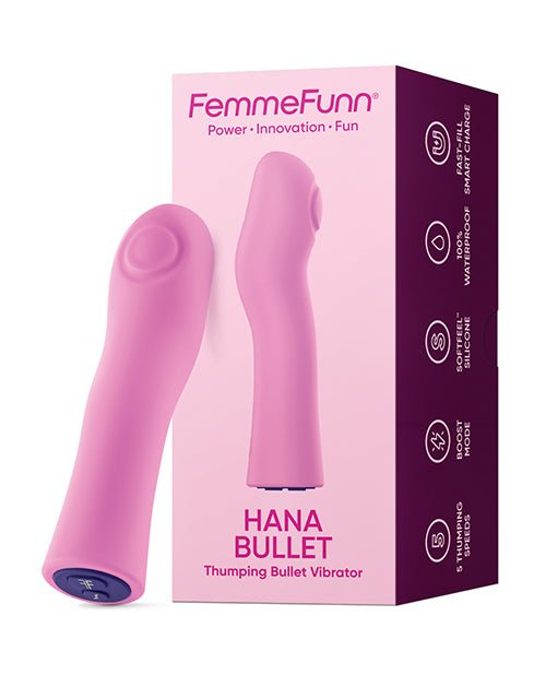 Femme Funn Hana Fingerlike Thumping Bullet - Pink | Shop Lowest Prices at Funlove.com