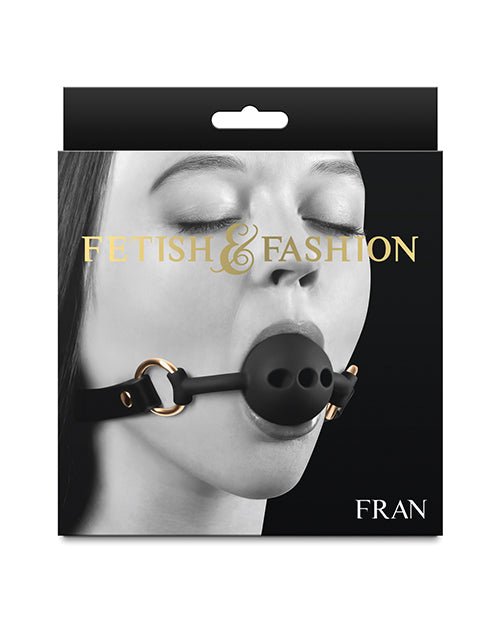 Fetish & Fashion Fran Ball Gag - Black | Shop Lowest Prices at Funlove.com