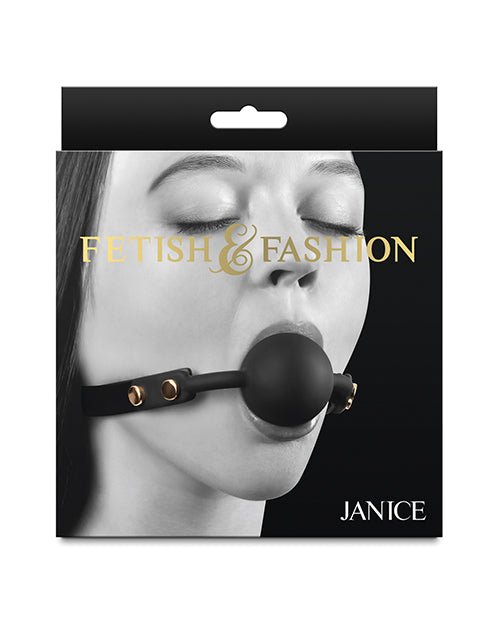 Fetish & Fashion Janice Ball Gag - Black | Shop Lowest Prices at Funlove.com