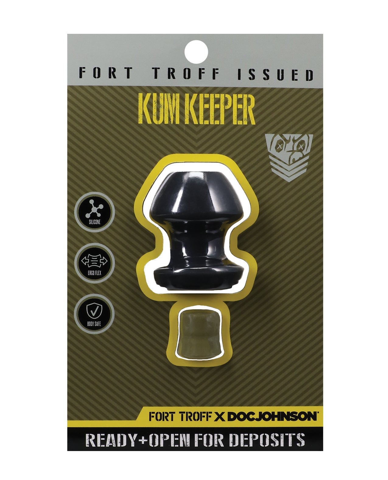Fort Troff Kum Keeper Anal Plug - Black | Shop Lowest Prices at Funlove.com