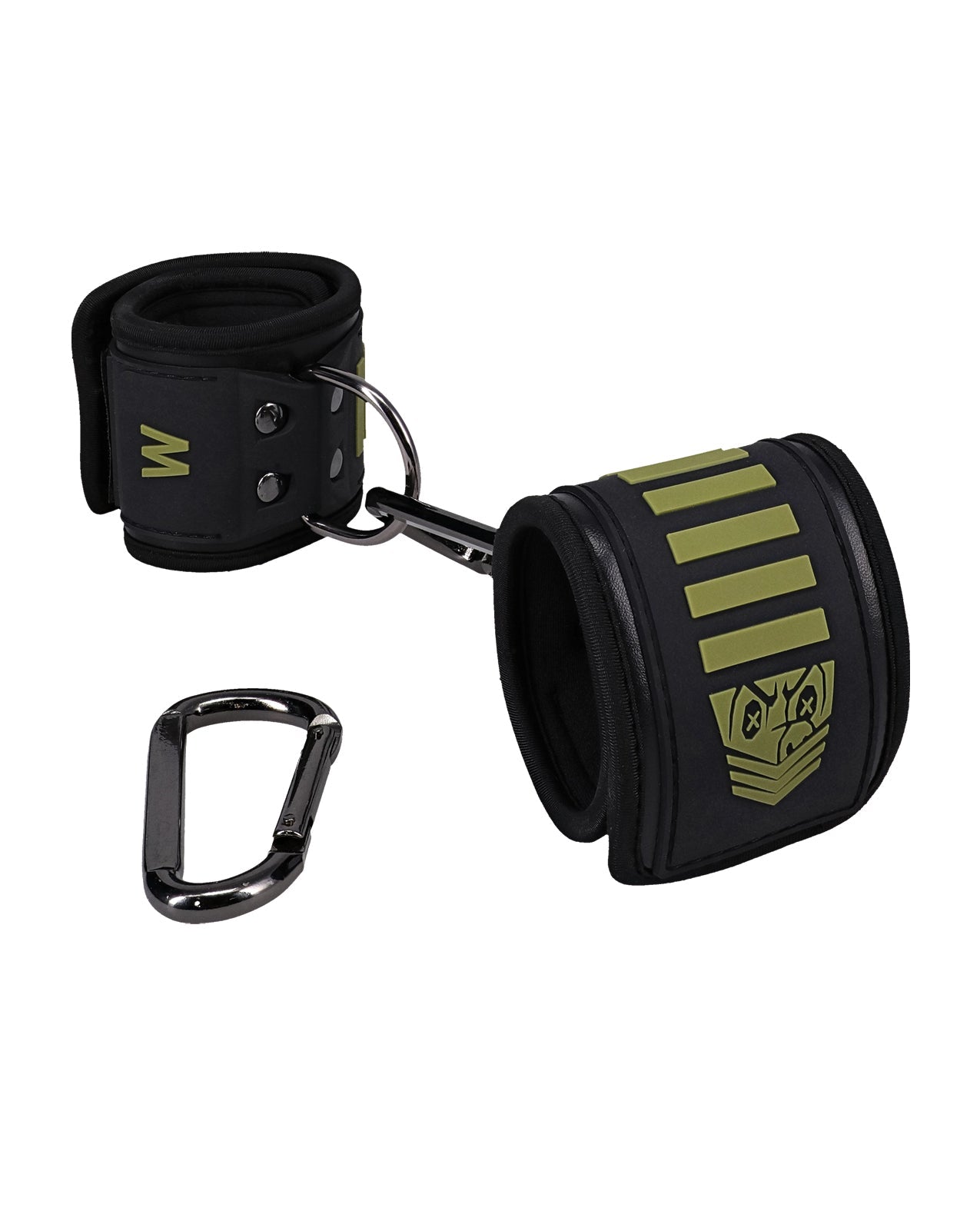 Fort Troff Tactical Wrist Cuffs - Black/Green | Shop Lowest Prices at Funlove.com
