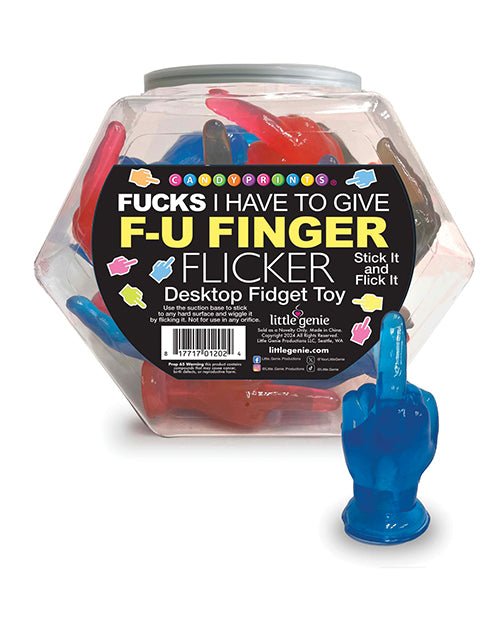 Fucks I Have To Give Finger Flicker Fidget Toy - Fishbowl of 24 | Shop Lowest Prices at Funlove.com