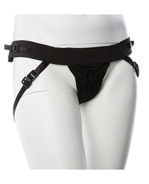Gender Fluid Johnnie Strap On Harness - Black | Shop Lowest Prices at Funlove.com