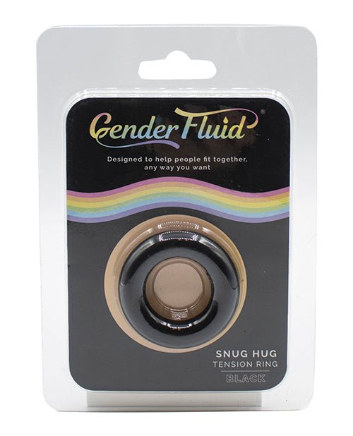 Gender Fluid Snug Hug Tension Ring - Black | Shop Lowest Prices at Funlove.com