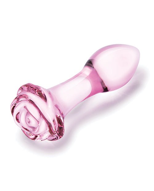 Glas 3 pc Rosebud Butt Plug Set - Pink | Shop Lowest Prices at Funlove.com