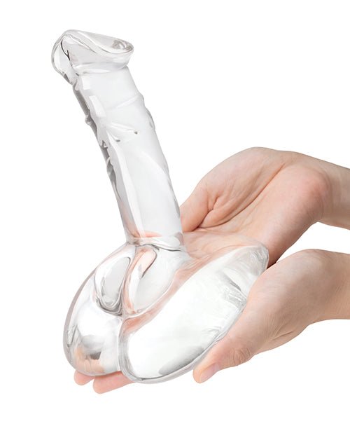 Glas 7.5" Rideable Standing Cock w/Stability Base | Shop Lowest Prices at Funlove.com