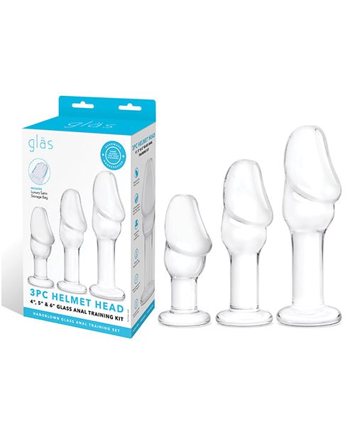 Glas Helmet Head Anal Training Kit - Set of 3 | Shop Lowest Prices at Funlove.com