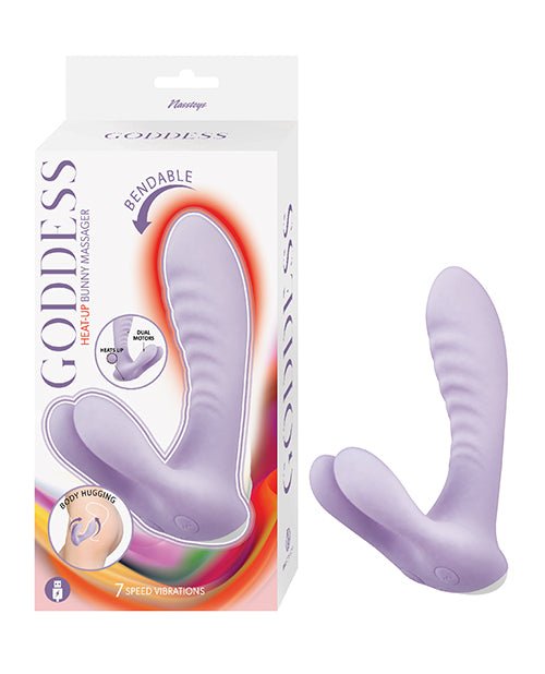 Goddess Heat - up Bunny Vibrator - Lavender | Shop Lowest Prices at Funlove.com