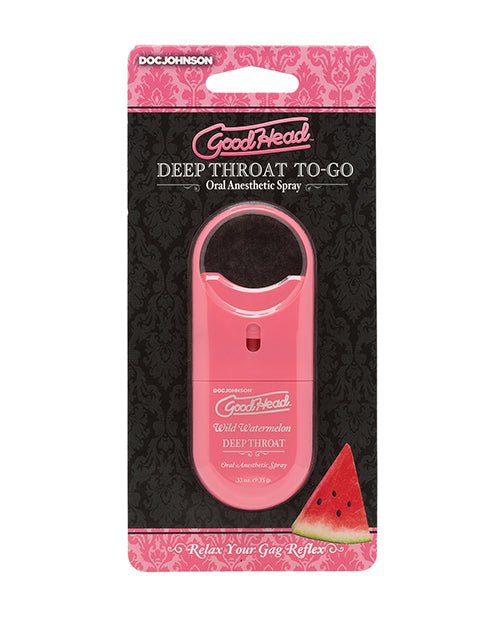 GoodHead Deep Throat Spray To - Go - Wild Watermelon | Shop Lowest Prices at Funlove.com