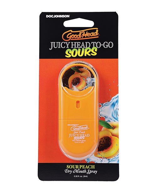 GoodHead Juicy Head Dry Mouth Spray To - Go - .30 oz Sour Peach | Shop Lowest Prices at Funlove.com