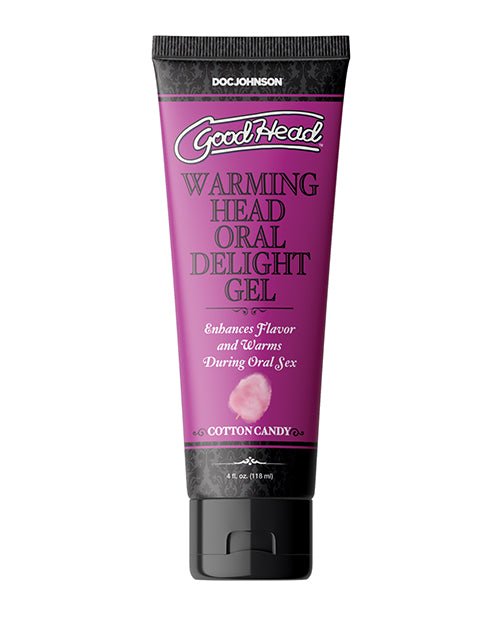 GoodHead Warming Oral Delight Gel - 4 oz Cotton Candy | Shop Lowest Prices at Funlove.com