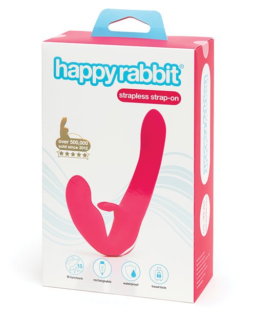 Happy Rabbit Strapless Strap On Rabbit Vibe | Shop Lowest Prices at Funlove.com