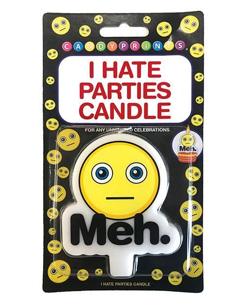 I Hate Parties Candle - Meh | Shop Lowest Prices at Funlove.com