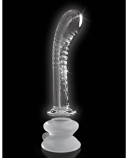 Icicles No. 88 Hand Blown Glass G - Spot Massager w/Suction Cup - Clear | Shop Lowest Prices at Funlove.com