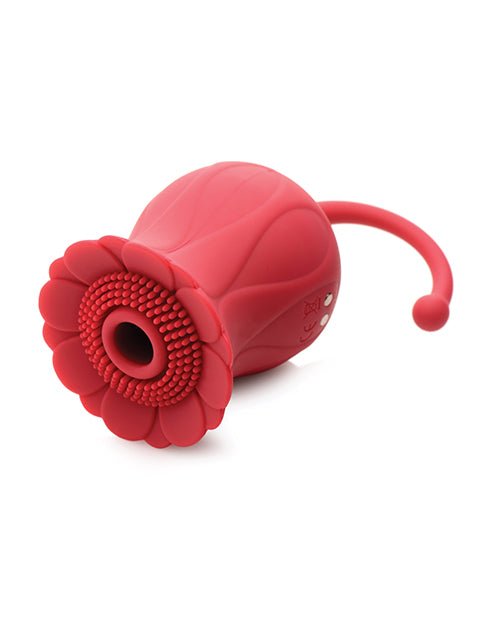 Inmi Bloomgasm Royalty Rose 10X Suction & Clit Stimulator - Red | Shop Lowest Prices at Funlove.com