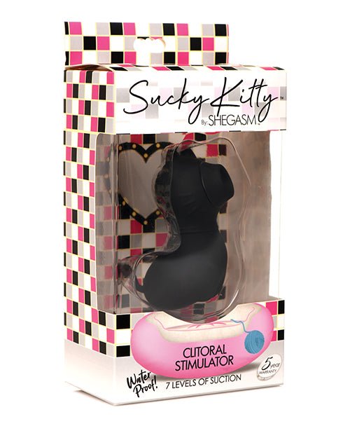 Inmi Shegasm Sucky Kitty Clitoral Stimulator - Black | Shop Lowest Prices at Funlove.com