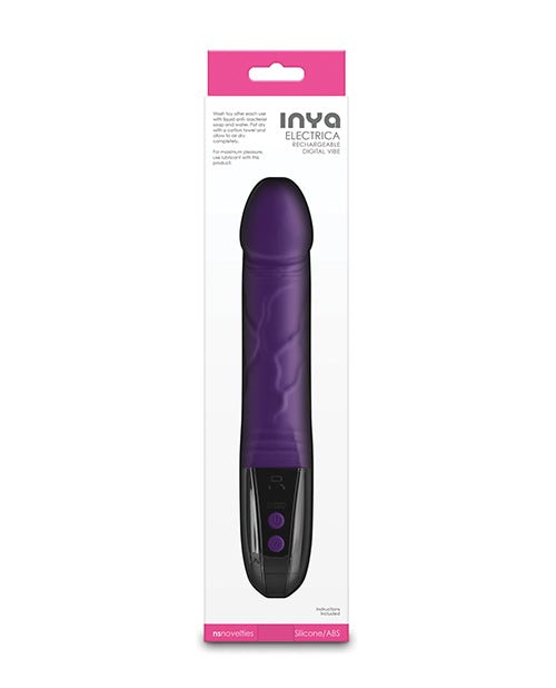 INYA Electrica Phallic Digital Vibrator - Purple | Shop Lowest Prices at Funlove.com