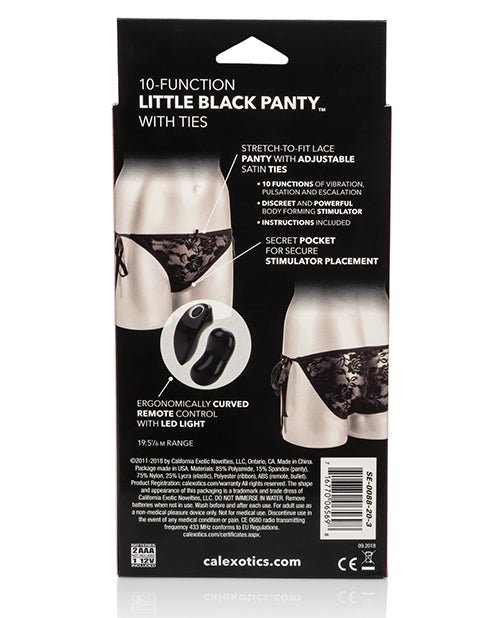 Jack Rabbit Remote Control Little Black Panty - 10 Function | Shop Lowest Prices at Funlove.com