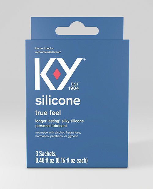 K - Y Silicone True Feel Lube Pack of 3 Satchet | Shop Lowest Prices at Funlove.com