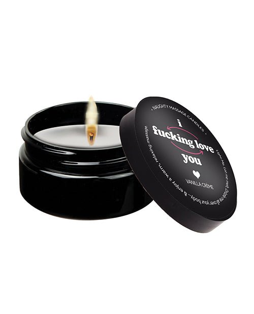 Kama Sutra Mini Massage Candle - 2 Oz I Fcking Love You | Shop Lowest Prices at Funlove.com