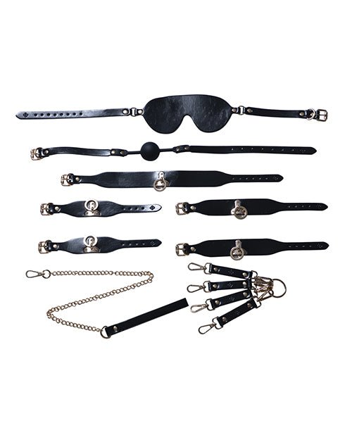 Kinky Play Box BDSM Kit 5 Piece Bondage Set - Black | Shop Lowest Prices at Funlove.com