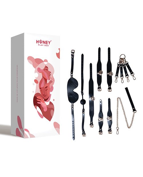 Kinky Play Box BDSM Kit 5 Piece Bondage Set - Black | Shop Lowest Prices at Funlove.com