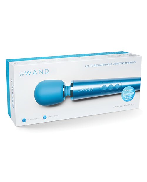 Le Wand Petite Rechargeable Massager - Blue | Shop Lowest Prices at Funlove.com