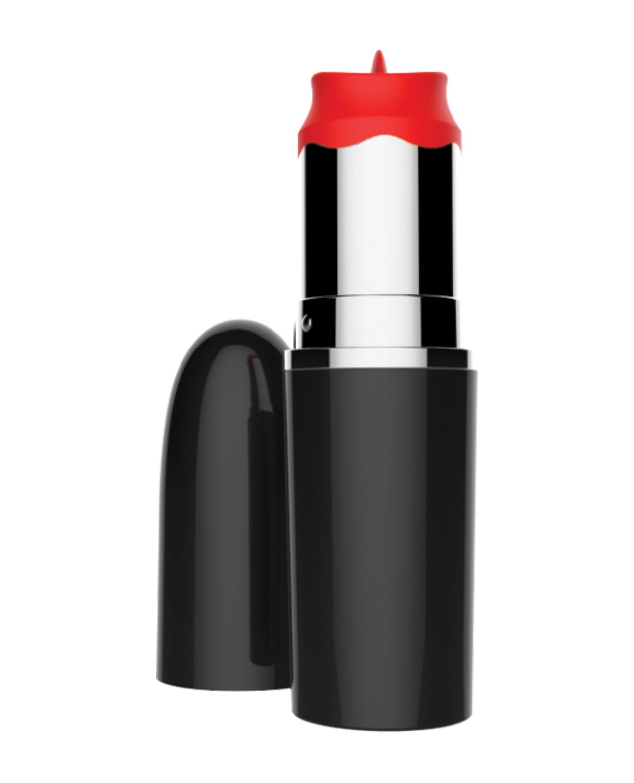 Lick Stick Rechargeable Discreet Lipstick Bullet W/high Speed Licking Tongue | Shop Lowest Prices at Funlove.com