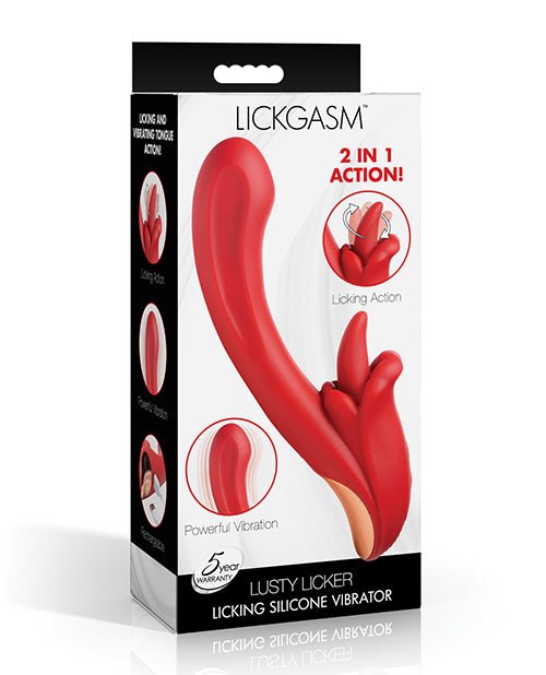 Lickgasm Lusty Licker Licking Silicone Vibrator | Shop Lowest Prices at Funlove.com