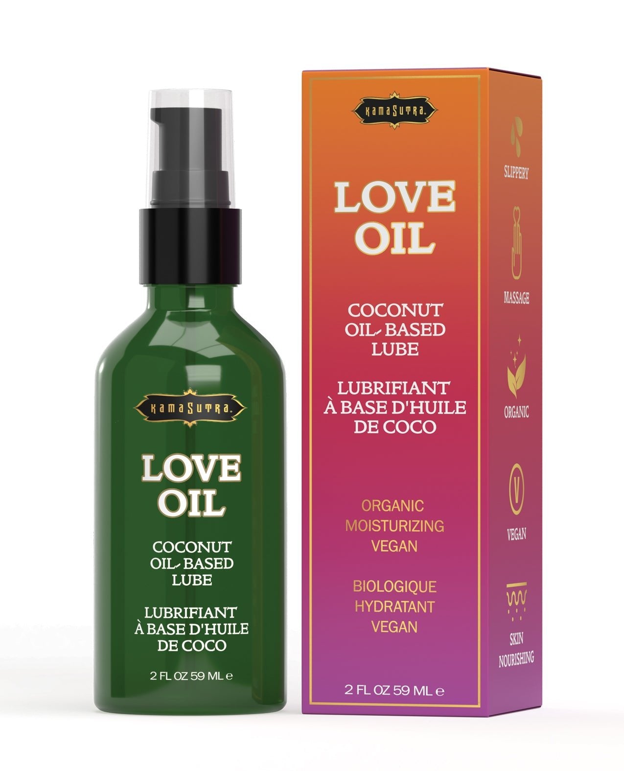 Love Oil Coconut Oil - Based Lube | Shop Lowest Prices at Funlove.com