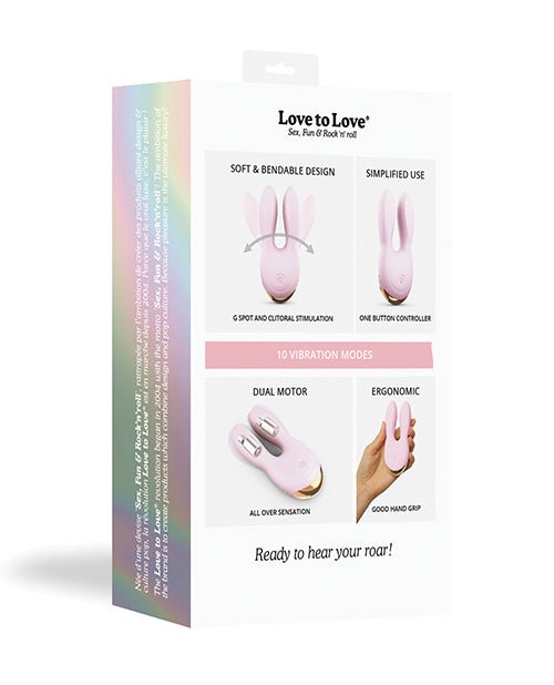 Love to Love Hear Me Flexible Ear Stim - Baby Pink | Shop Lowest Prices at Funlove.com