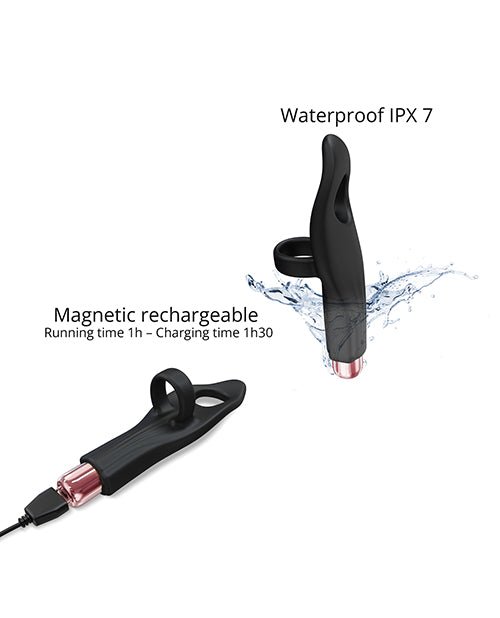 Love to Love Tickle Me Finger Vibe - Black Onyx | Shop Lowest Prices at Funlove.com