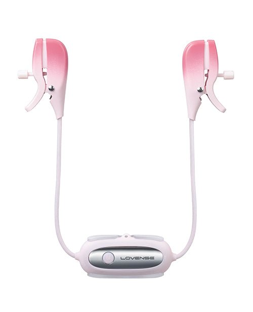 Lovense Gemini Vibrating Nipple Clamps - Pink | Shop Lowest Prices at Funlove.com