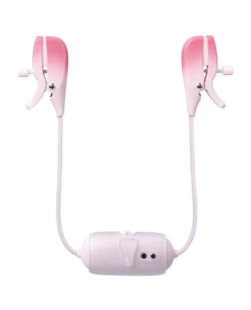 Lovense Gemini Vibrating Nipple Clamps - Pink | Shop Lowest Prices at Funlove.com