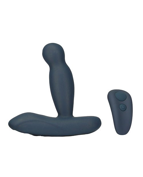 Lux Active Revolve 4.5" Rotating & Vibrating Anal Massager - Dark Blue | Shop Lowest Prices at Funlove.com