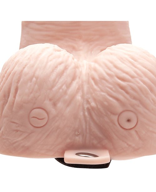 Lux Fetish 6" Rechargeable Strap On w/Balls - Ivory | Shop Lowest Prices at Funlove.com