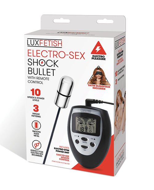 Lux Fetish Electro Sex Shock Bullet w/Remote | Shop Lowest Prices at Funlove.com